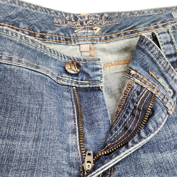 Melissa McCarthy Seven7 Straight Demin Blue Jeans Women's Size 20 - Picture 9 of 13